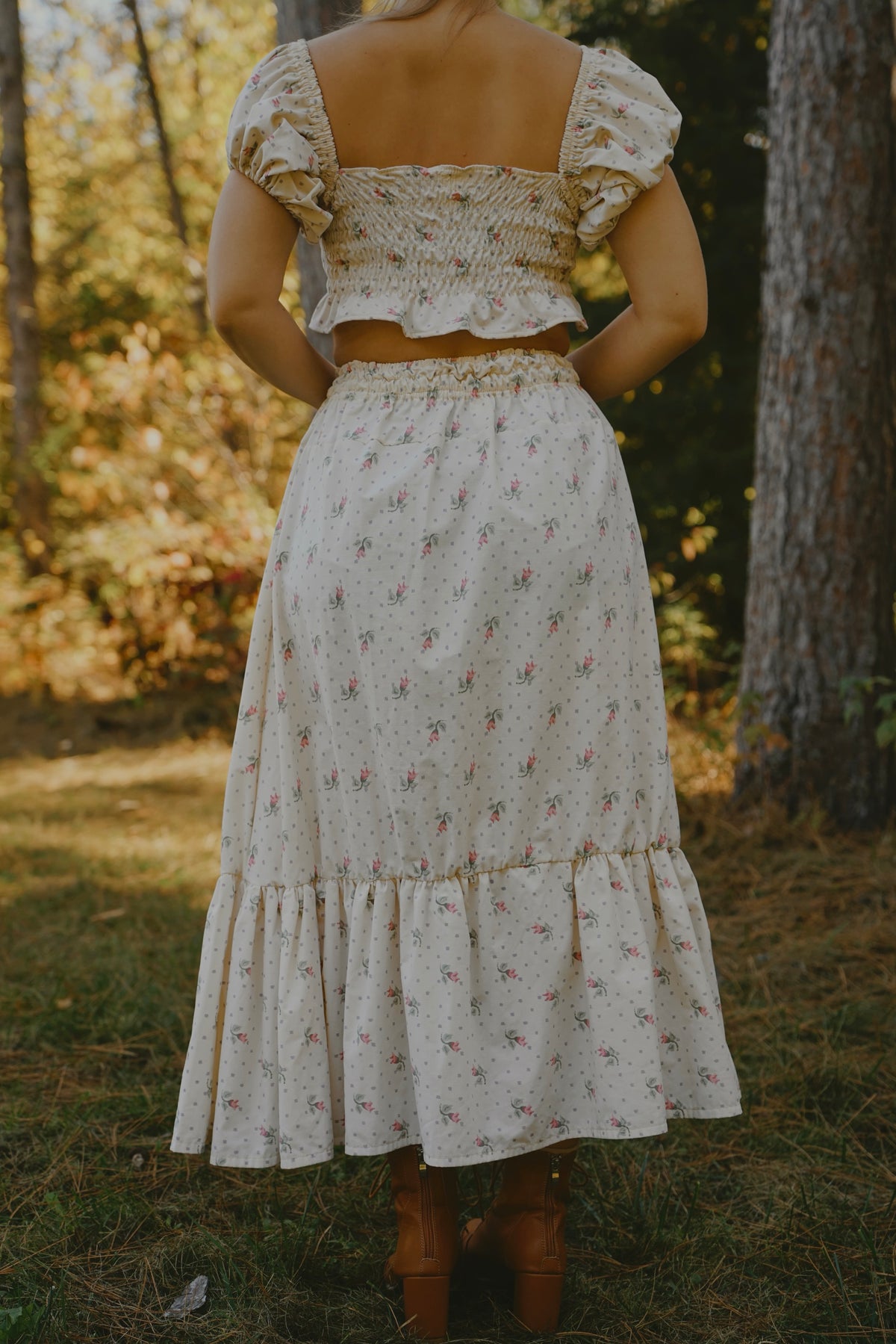 Cutesy Floral Two-Piece (S-M)