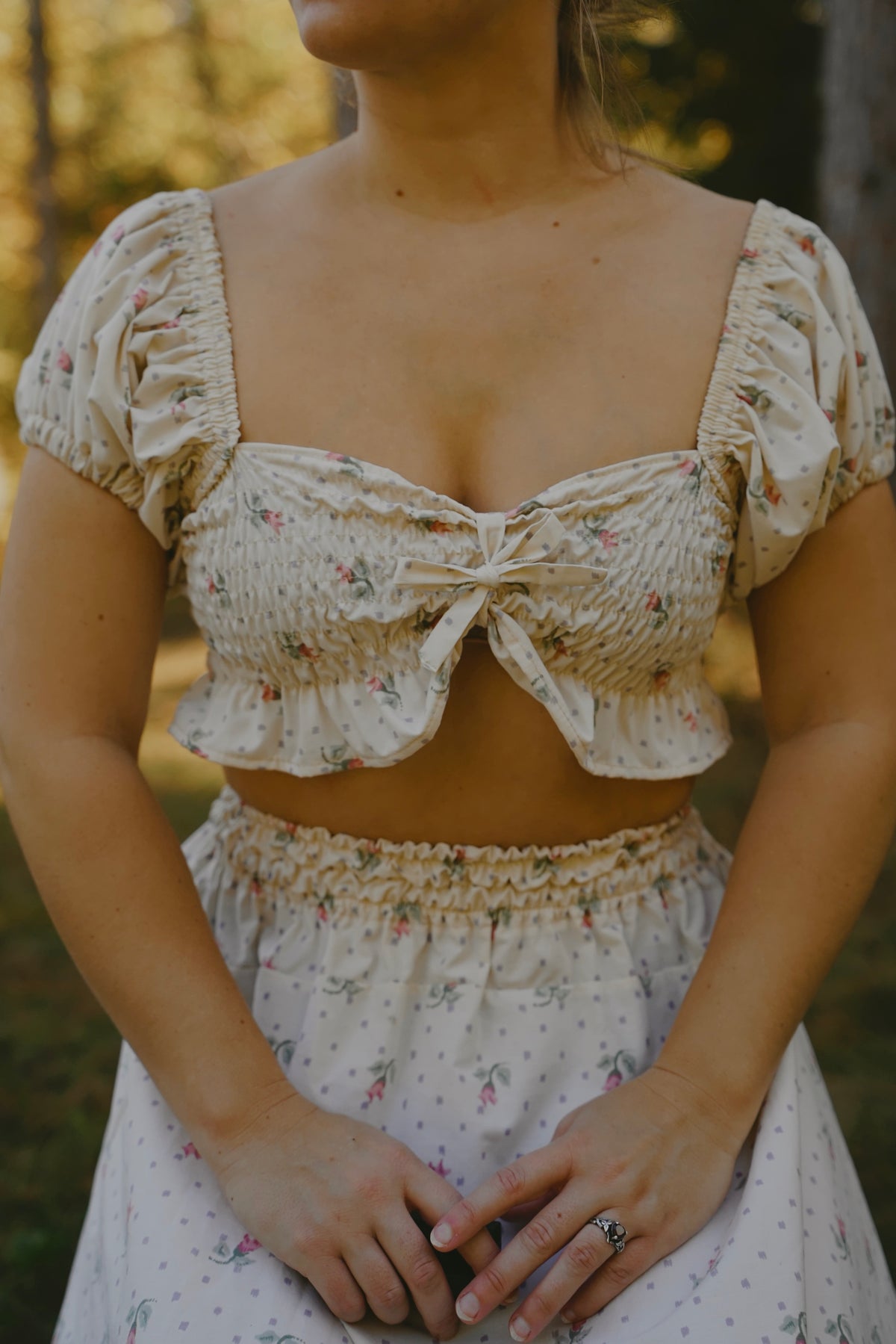 Cutesy Floral Two-Piece (S-M)