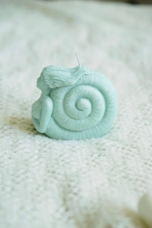 Snail Lady Candle
