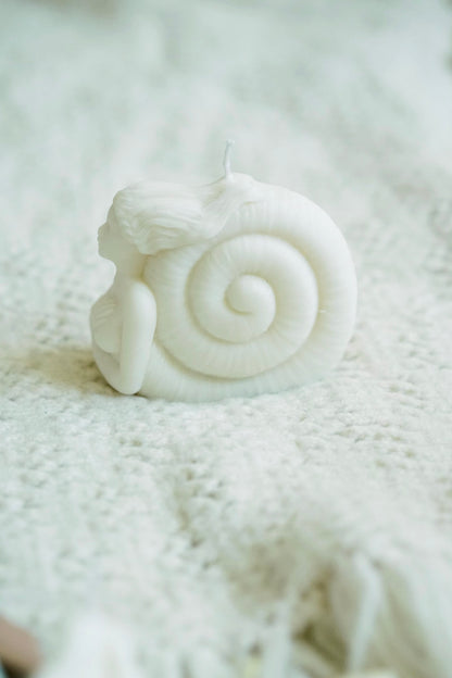Snail Lady Candle