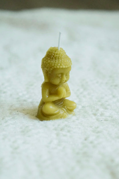 Beeswax Buddha Candle