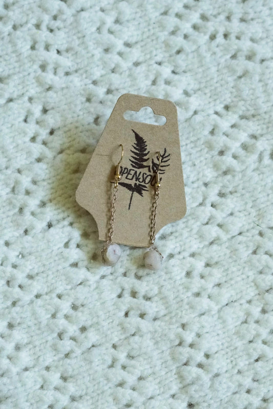 Wild Lake Stone Earrings