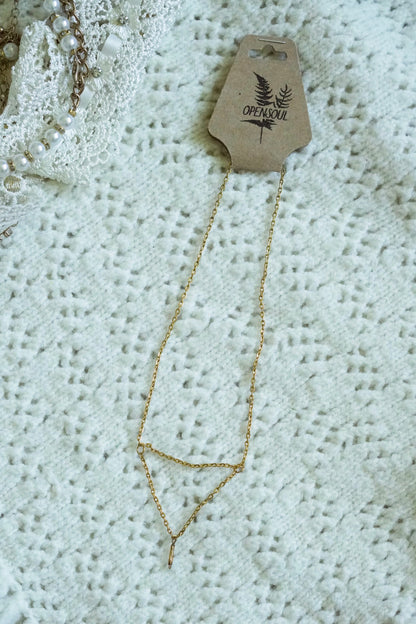 Simple Triangle Necklace