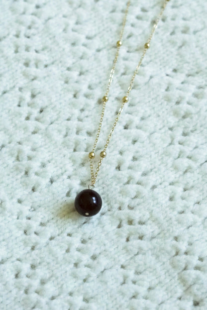 Black Orb Necklace