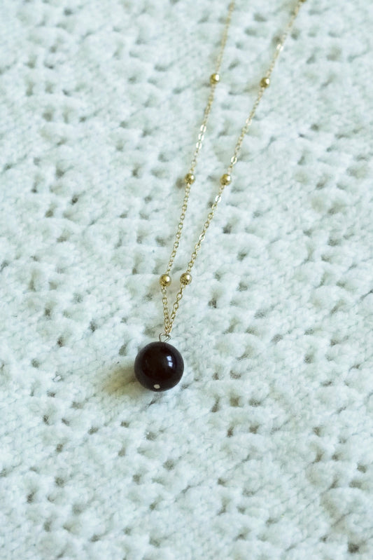 Black Orb Necklace