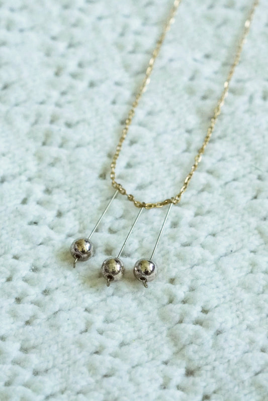 Triple Bead Necklace