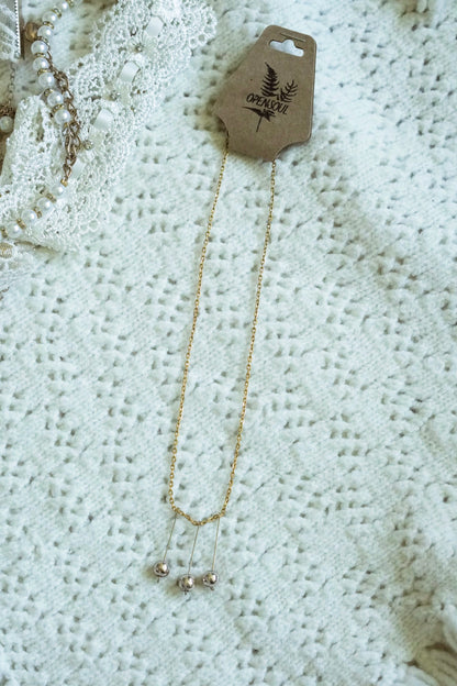 Triple Bead Necklace
