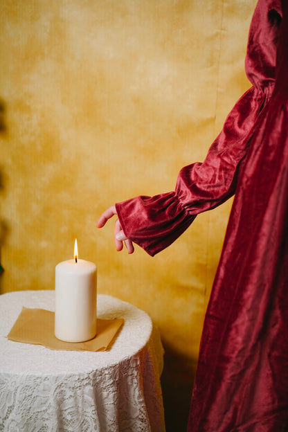 Red Velvet Dress (M-L)