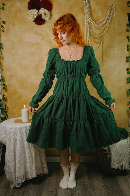 Holiday Green Dress (S-L)