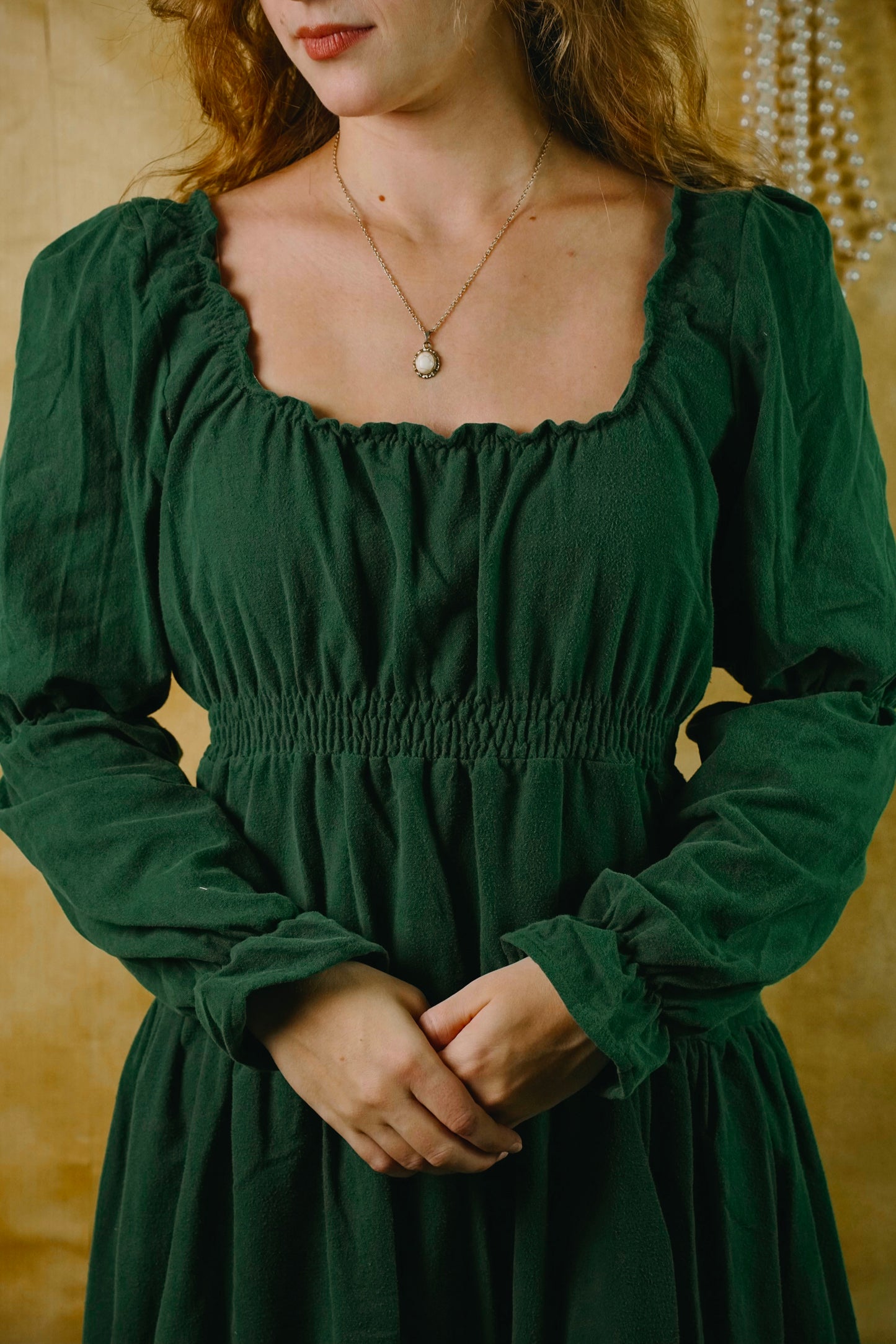 Holiday Green Dress (S-L)