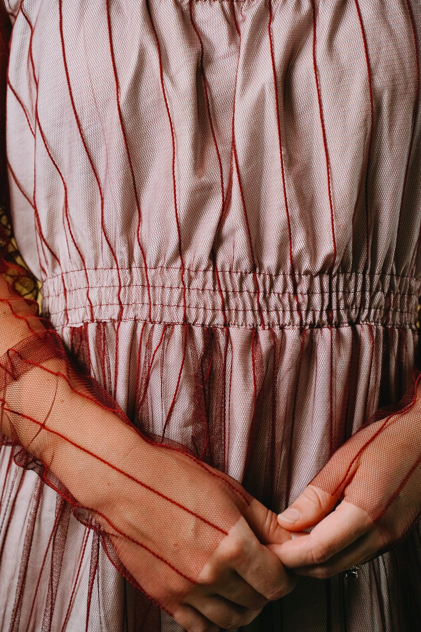 Candy Cane Net Dress (S-L)