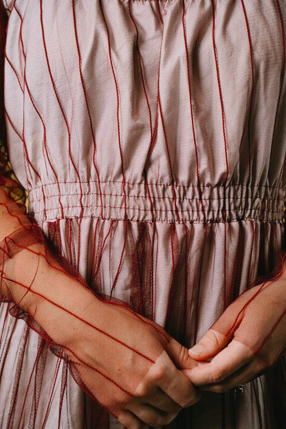 Candy Cane Net Dress (S-L)