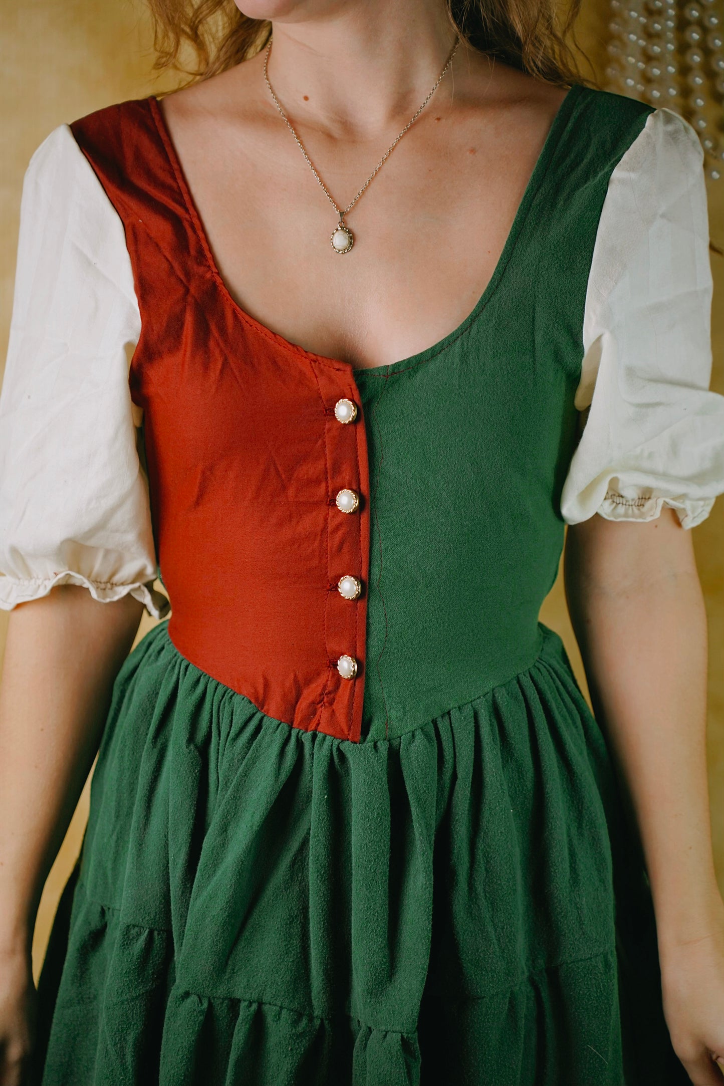 Christmas Button Up Dress (S)