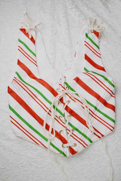 Christmas Stripes Bodice (S-M)
