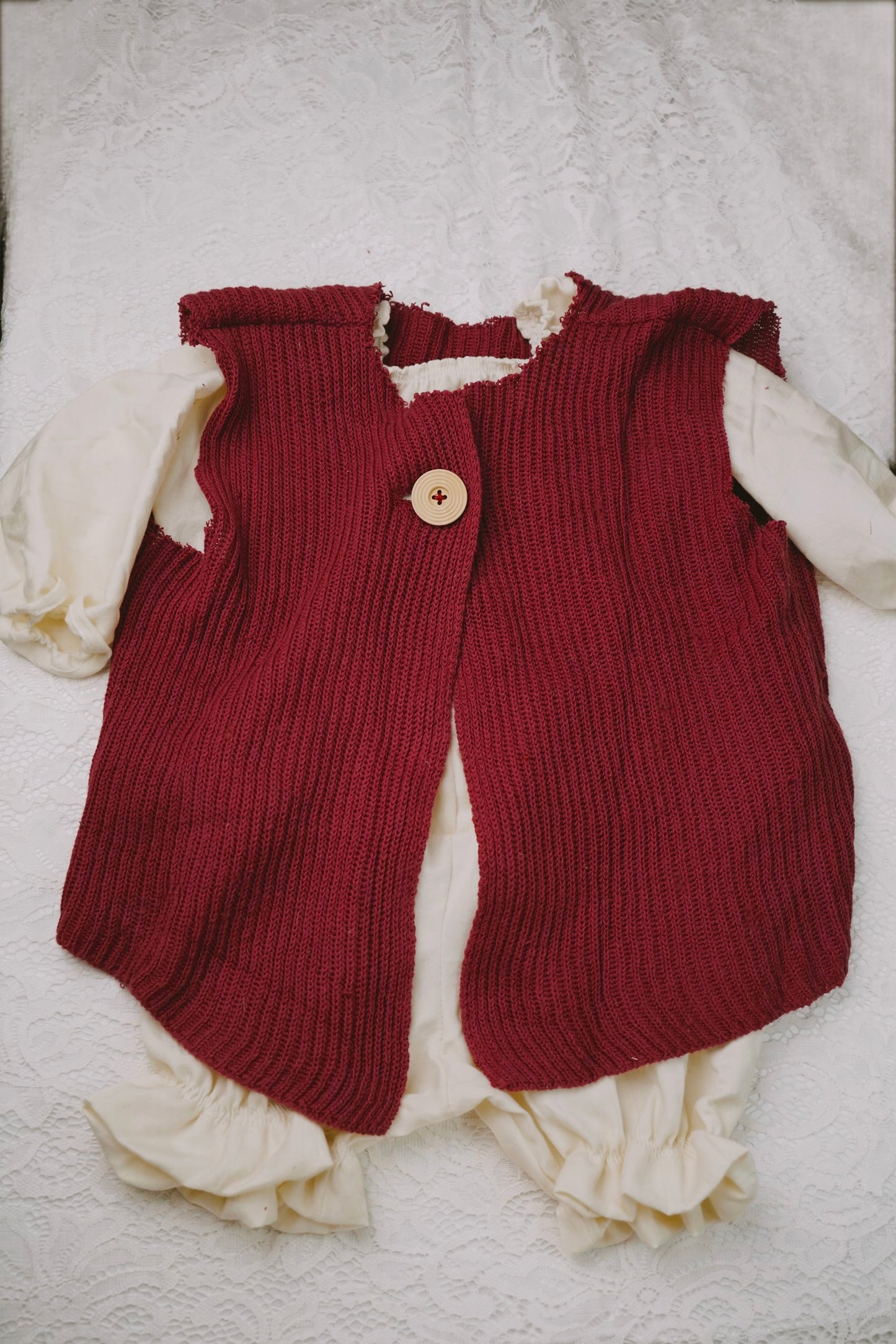 Knit Sweater Three-Piece