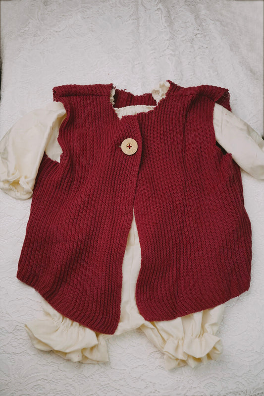 Knit Sweater Three-Piece