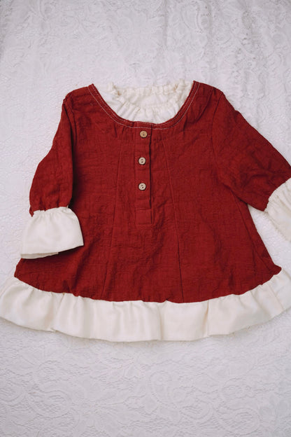 Shirr Collar Baby Dress
