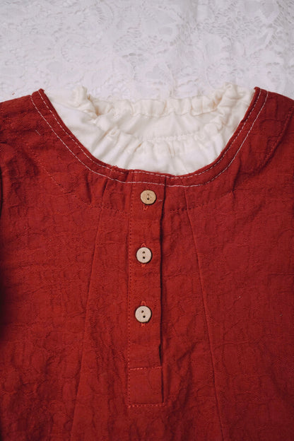 Shirr Collar Baby Dress